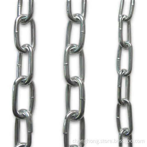 Stainless Steel Link Chains with Polished Surface, Made of AISI316 and 304 Materials